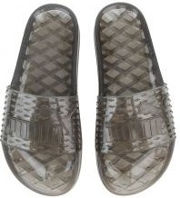 The Puma x Fenty Jelly Slides in Puma Black