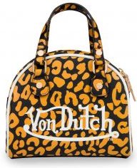 Orange Cheetah Bowling Bag 
