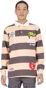 SEPIA Men's Long Sleeve Polo Shirt