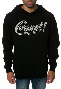 The Corrupt Hoodie in Black