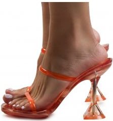Mina-1 Duo Strap Jelly Heel 