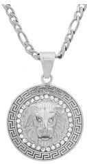Lion's Head Statement Pendant