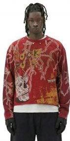 AGATE S/N Jersey Long Sleeve Crop Top Tee