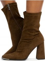 Alex-1 Squared Toe Booties