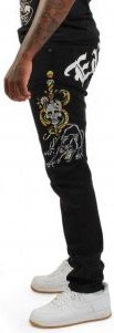 Dagger Skull Slim Taper Jean 