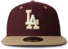 Los Angeles Dodgers Maroon 59Fifty Fitted Hat 