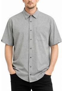 Melange Short Sleeve Shirt