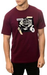 The Rose Tee in Burgundy