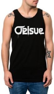 The New Age Spray Tank Top in Black