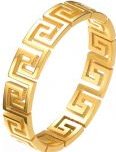 Mister Greek Cut Out Ring Gold