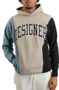 Designer Panel Cut Block Hoodie 