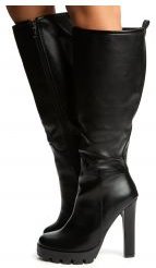 Faithful Chunky Platform Heel Boots