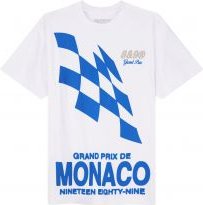 Grand Prix Tee White Royal Blue