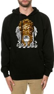 The Mouth That Roared Hoodie in Black