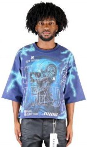 FOGER S/N Jersey 3/4 Sleeve Crop Top Tee