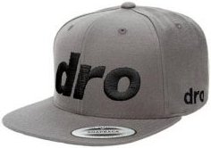 DRO Silver Snapback - Black Logo