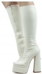 Ari-4 Double Platform Chunky Heel Knee High Boot