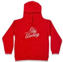Stay Winning Original Script Red Youth Hoodie