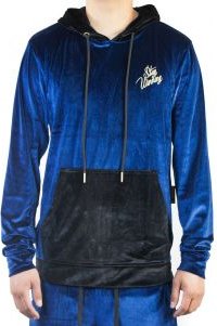 Stay Winning Embroidered Velour Maroon Hoodie