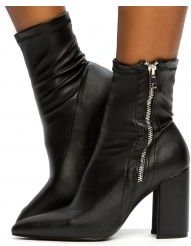 Katana-1 Pointed Heel Booties