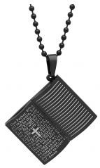 Our Father Prayer Book Pendant