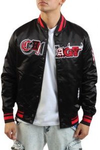 NBA CHICAGO BULLS CITY RANSOM SATIN JACKET