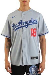 Nike Los Angeles Dodgers Yamamoto #18 Limited Jersey