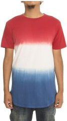 Dip Dye Tee Red/White/Blue