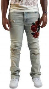 Seville Floral Stacked Jean