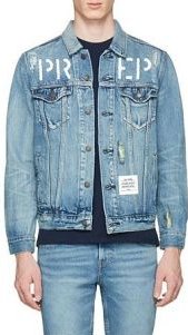 The Prep Distressed Jacket in Denim