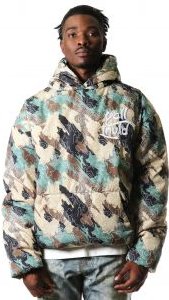 KAMI Padded Crop Style Nylon Pullover Jacket