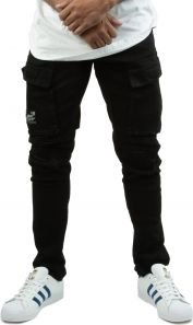 Distressed Utility Cargo Jeans