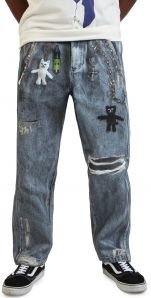 Real Straight Leg Denim Pants