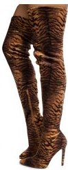 Gisele-7D Thigh-High Boots