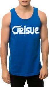 The New Age Spray Tank Top in Blue