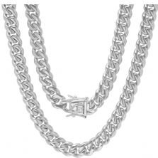 XXL Miami Cuban Link Luxe Lock Necklace