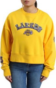 Lakers Animaux Print Cropped Crewneck 