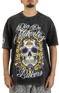 Los Angeles Lakers Dia De Muertos T-Shirt