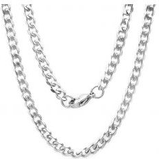 Slim Cuban Chain Link Necklace