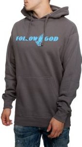 The Follow God Hoodie in Charcoal