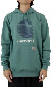 Rain Defender Loose Fit Midweight "C" Logo Graphic Sweatshirt