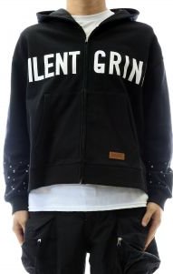 NEW KARAN French Terry Long Sleeve Crop Top Full Zip Hoodie