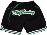 Stay Winning Black/Green Mesh Shorts