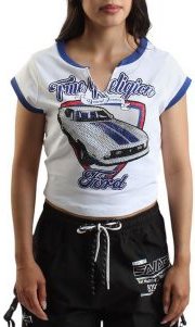 Ford X True Religion Crystal Mustang Baby Tee