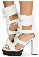 Kunst-2 Crocodile Lace Up Boots