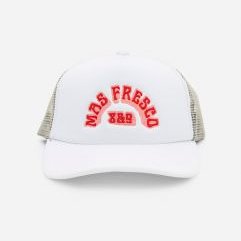 Mas Fresco Trucker Hat White