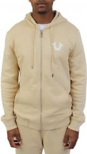 Embossed Buddha Logo Fleece Zip Hoodie 
