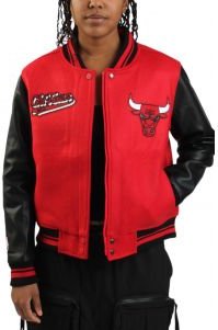 Bulls Script Varsity Jacket