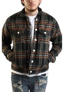 Jimmy Plaid Quilted Flannel Jacket 