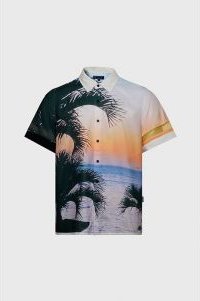 Lost in Paradise Short-sleeve Button-up Shirt